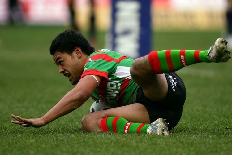 Eddie Paea Eddie Paea scores for the Rabbitohs ABC News Australian