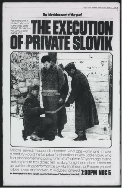 Eddie Slovik The Execution of Private Slovik 40 Years Later Los Angeles Review