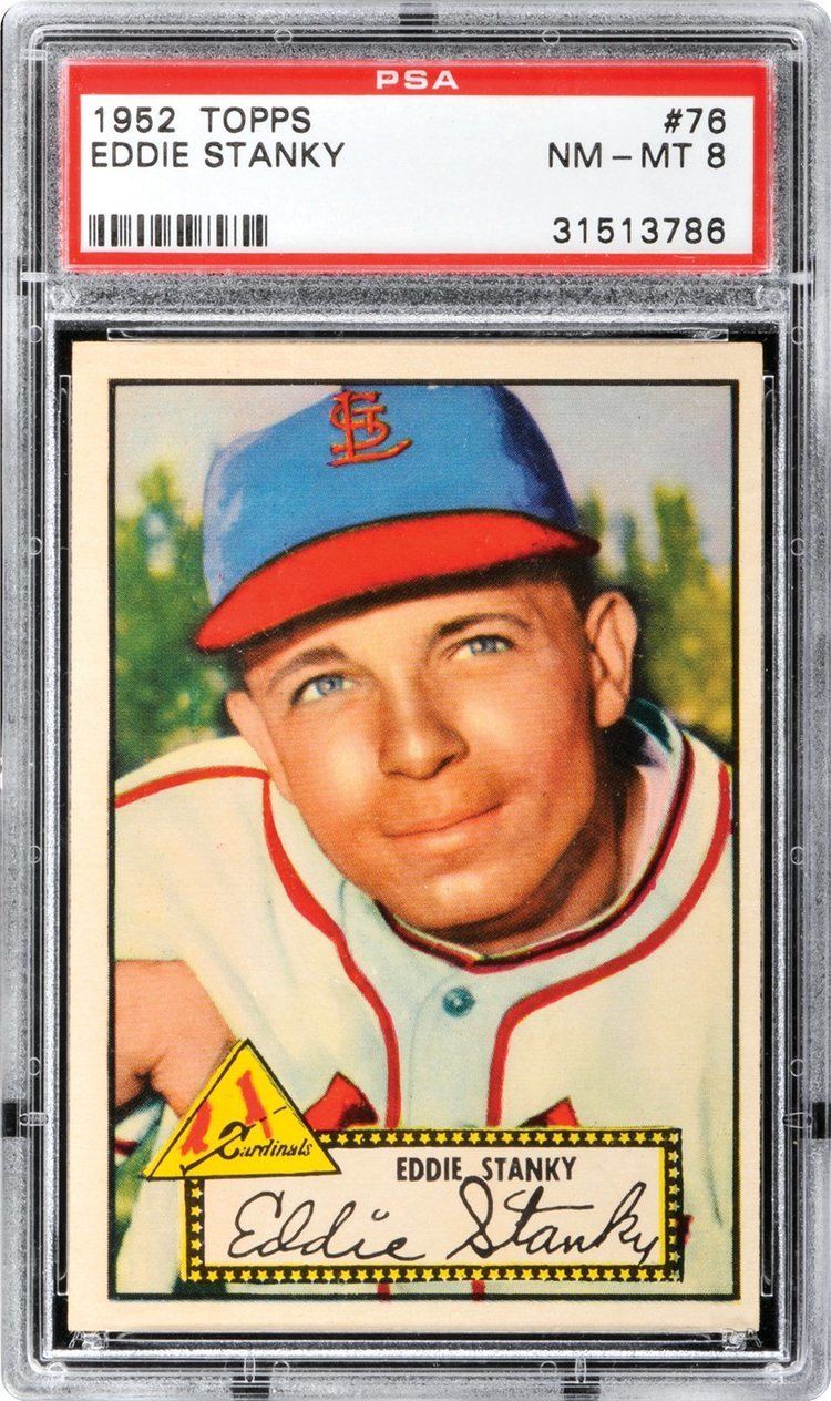 Eddie Stanky 1952 Topps Eddie Stanky PSA CardFacts