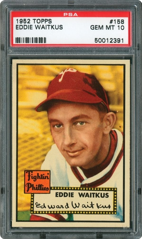 Eddie Waitkus 1952 Topps Eddie Waitkus PSA CardFacts