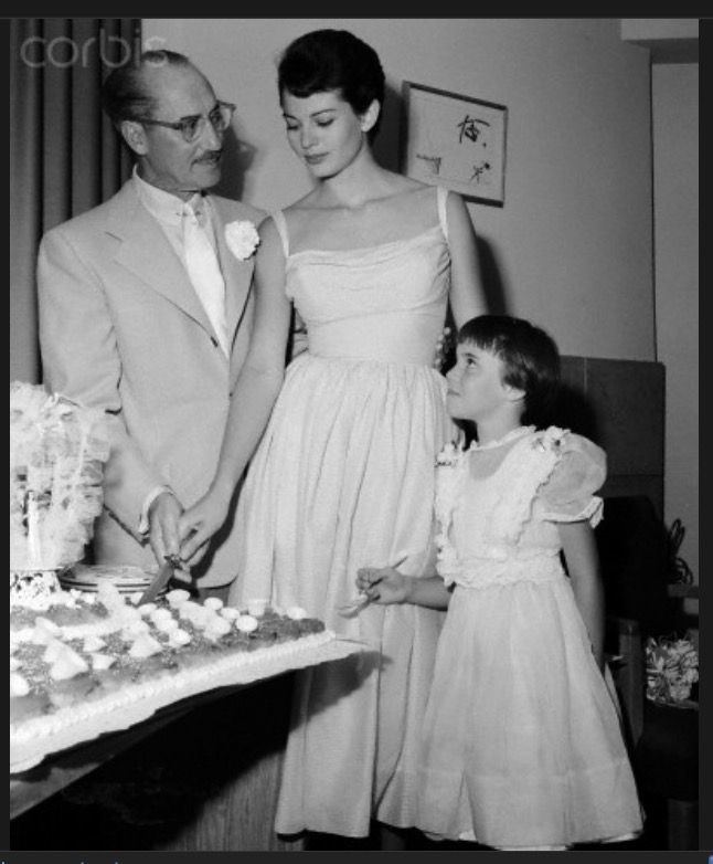 Eden Hartford Groucho Marx and Eden Hartford cutting cake in 1954 It