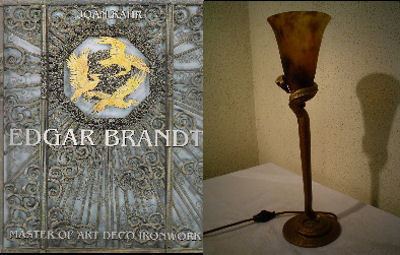 Edgar Brandt Edgar Brandt Snake Lamp Sold Items Ironwork Art Deco