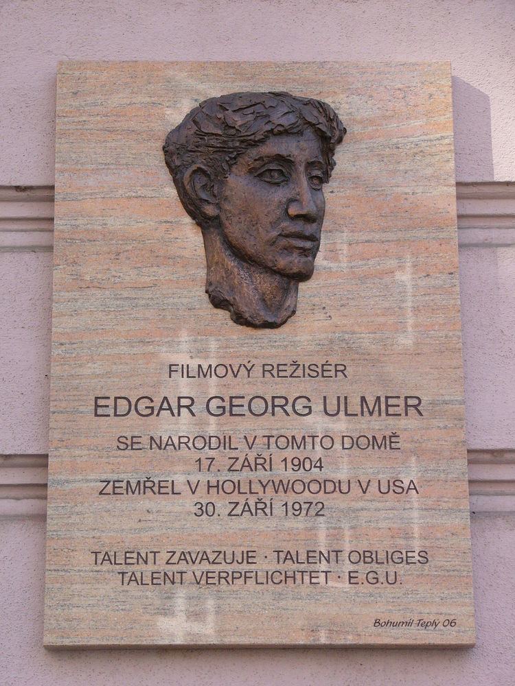 Edgar G. Ulmer Edgar G Ulmer Wikipedie