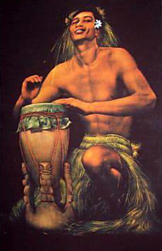 Edgar Leeteg Drum of the Forefathers Tiki Mug Atomic Mess