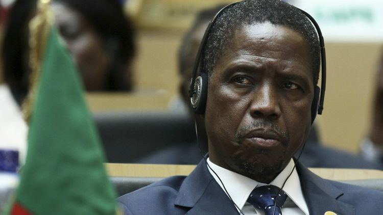 Edgar Lungu Zambias president Edgar Lungu puts the country in a state of