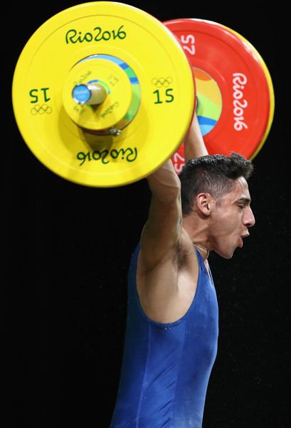 Edgar Pineda Edgar Pineda Zeta Pictures Weightlifting Olympics Day 2