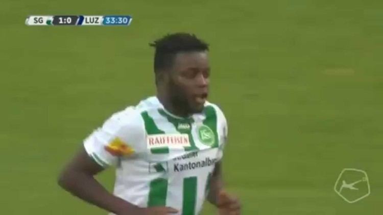 Edgar Salli Edgar Salli Goal FC St Gallen vs FC Luzern Swiss Super League