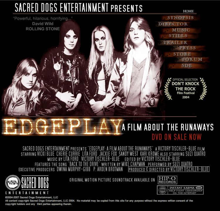 Edgeplay 3 Lines About EdgePlay A Film About The Runaways 2004