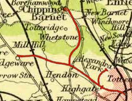 Edgware, Highgate and London Railway