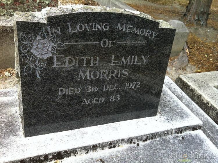 Edith Emily Morris Grave Site of Edith Emily Morris 1972 BillionGraves