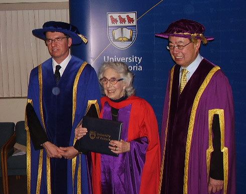 Edith Iglauer Harbour Publishing Edith Iglauer Awarded Honorary Doctor of Laws
