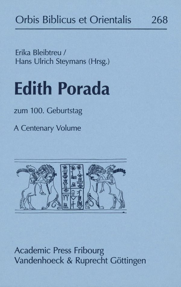 Edith Porada Edith Porada A Centenary Volume Vandenhoeck Ruprecht