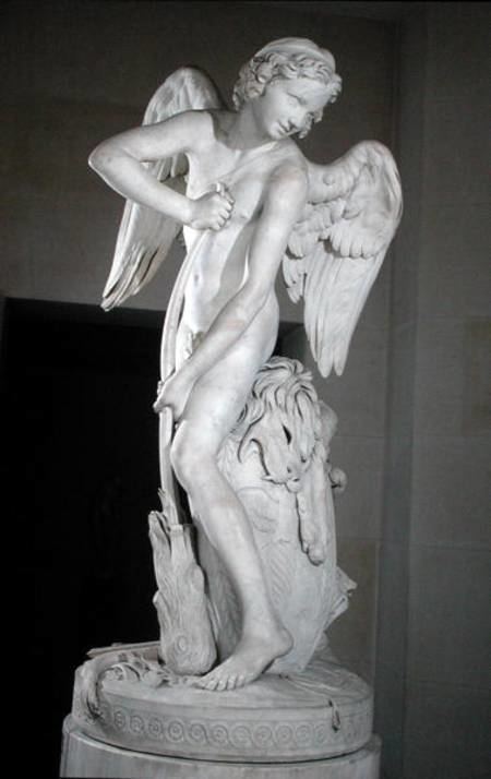 Edmé Bouchardon Cupid Carving his Bow from the Club of H Edme Bouchardon as art