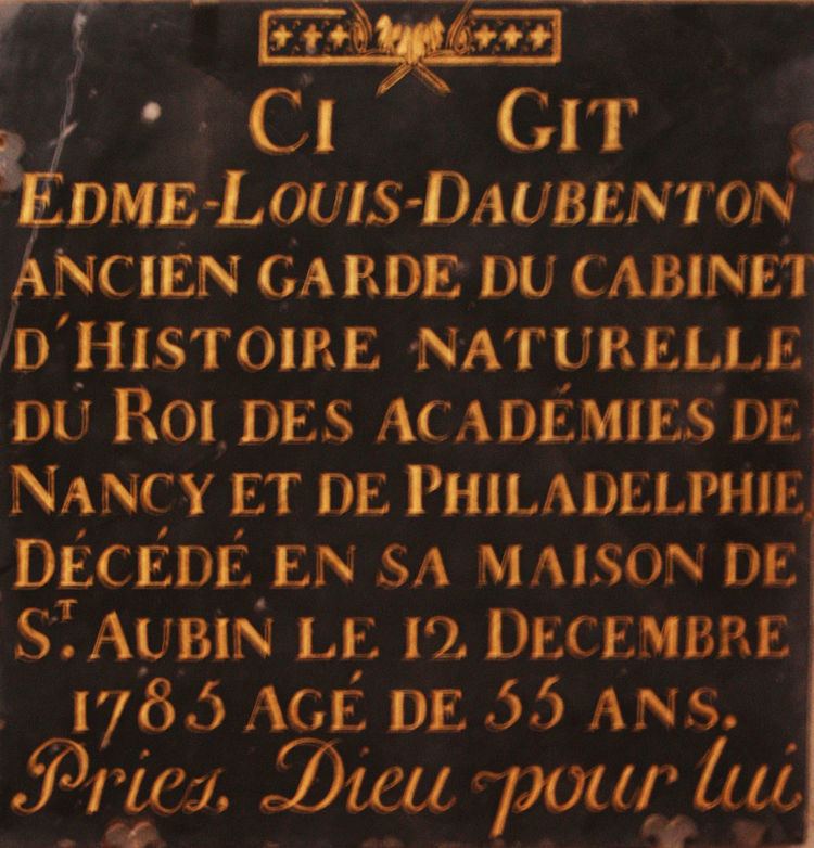 Edme-Louis Daubenton EdmeLouis Daubenton Wikipedia