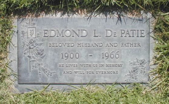 Edmond L. DePatie Edmond L DePatie 1900 1966 Find A Grave Memorial