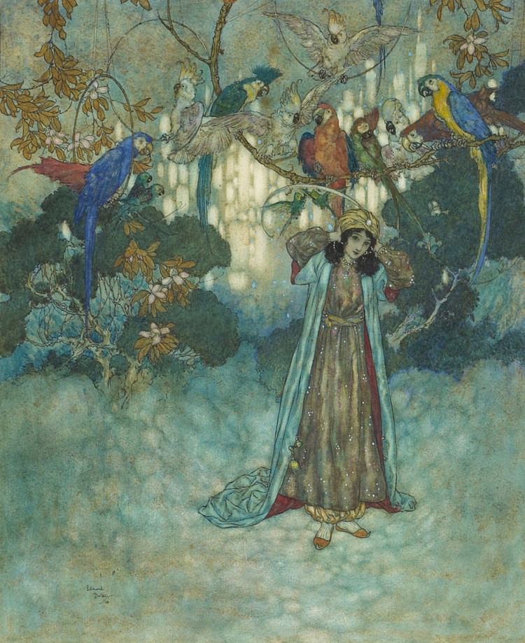 Edmund Dulac Edmund Dulac illustration from quotBeauty and the Beast
