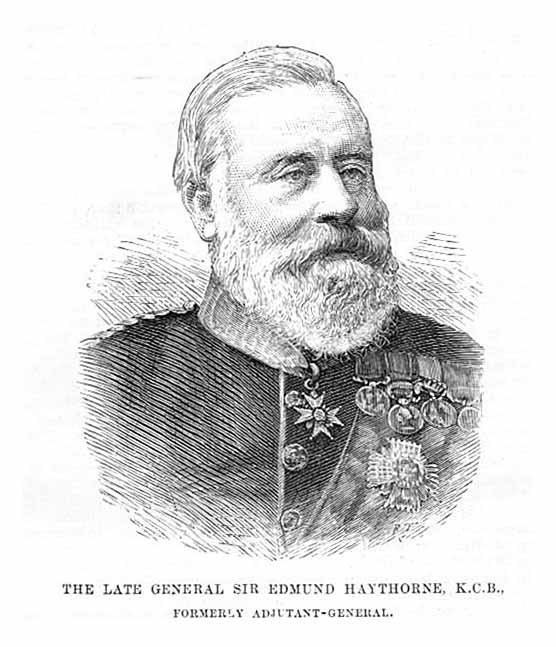 Edmund Haythorne General Sir Edmund Haythorne Formerly Adjutant General Antique
