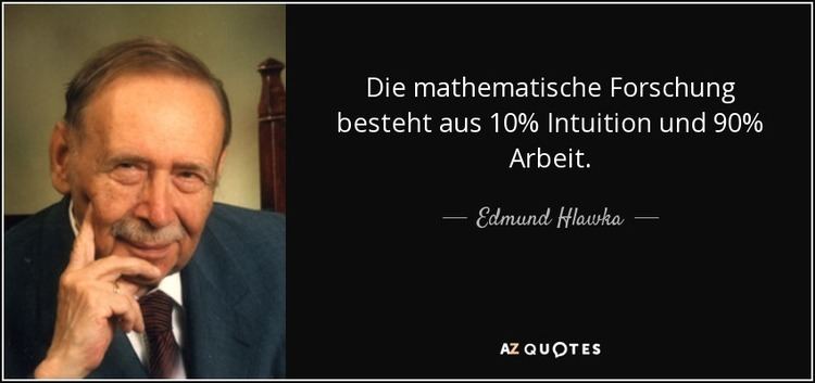 Edmund Hlawka QUOTES BY EDMUND HLAWKA AZ Quotes