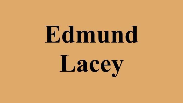 Edmund Lacey Edmund Lacey YouTube