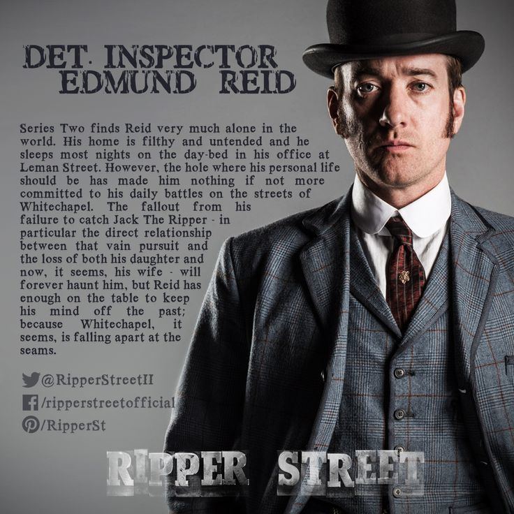 Edmund Reid Detective Inspector Edmund Reid Matthew Macfadyen