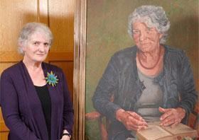 Edna Longley Portrait of Edna Longley Unveiled at Queens Culture Northern Ireland