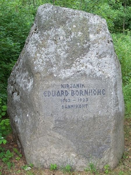 Eduard Bornhöhe Eesti monumentide ekataloog Kullaaru Eduard Bornhhe