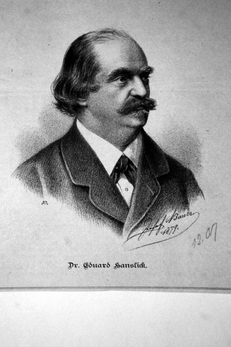 Eduard Hanslick Eduard Hanslick Biography Eduard Hanslick39s Famous Quotes