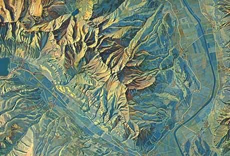 Eduard Imhof Walensee Relief Shading