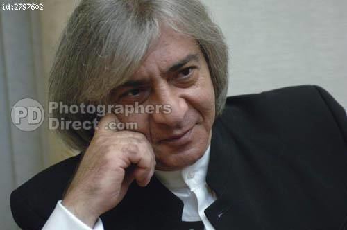Eduard Oganesyan PD Stock photo Organist Eduard Oganesyan Before Performing The