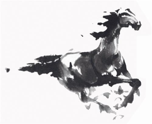 Eduardo Auyón's horse painting
