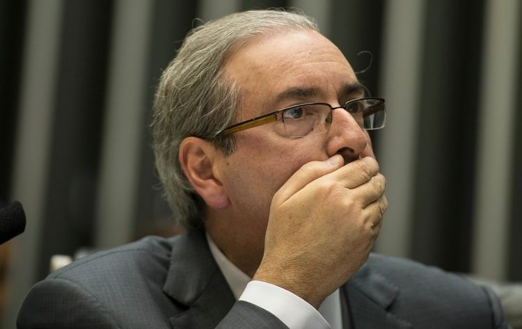 Eduardo Cunha Eduardo Cunha depe na sede da PF e fica calado Nacional Dirio