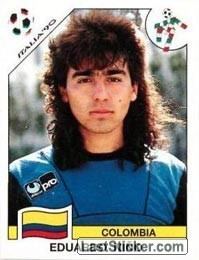 Eduardo Niño Sticker 288 Eduardo Nino Panini FIFA World Cup Italia 1990
