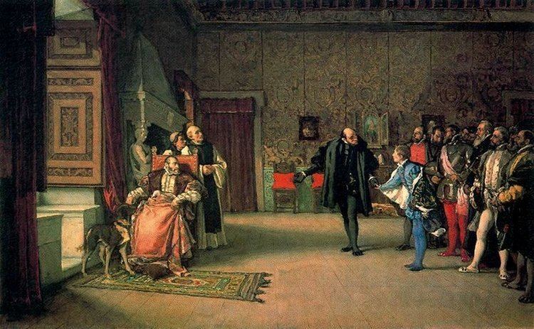 Eduardo Rosales Juan de Austria se presenta a Carlos V 1870 Eduardo Rosales