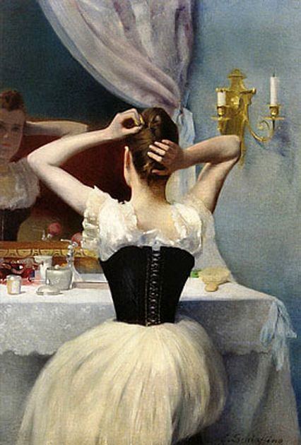 Eduardo Schiaffino La Toilette Eduardo Schiaffino 1889 art Pinterest