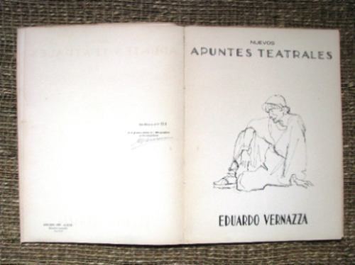 Eduardo Vernazza Dibujos Apuntes Teatrales Eduardo Vernazza Numerado Firmado 690