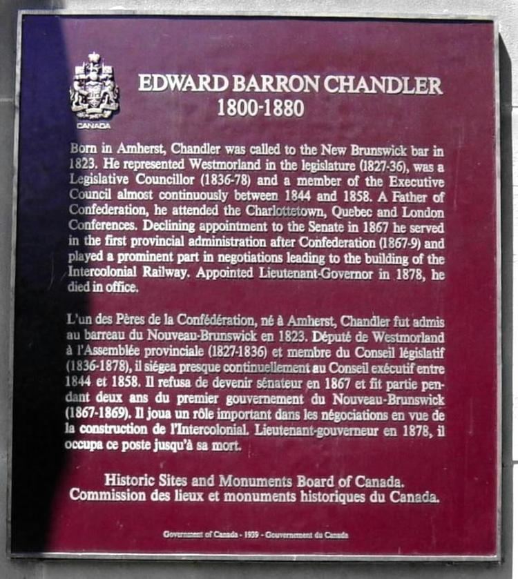 Edward Barron Chandler Biography CHANDLER EDWARD BARRON Volume X 18711880