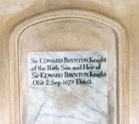 Edward Bayntun (died 1679) Bayntun History Sir Edward Bayntun 1618
