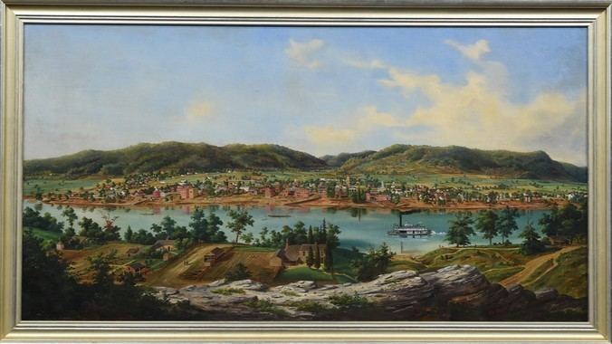 Edward Beyer 1854 Edward Beyer Panoramic Oil Antiques Roadshow PBS