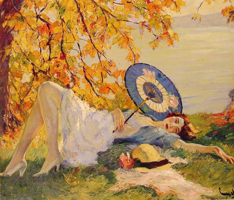 Edward Cucuel American Impressionist Painter Edward Cucuel 18751954