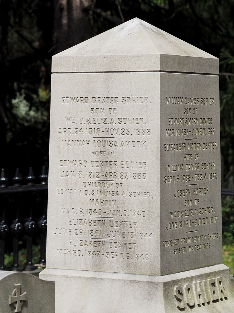 Edward Dexter Sohier Edward Dexter Sohier 1810 1888 Find A Grave Memorial