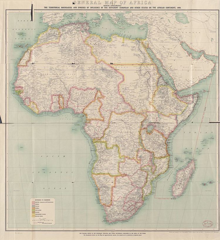 Edward Hertslet FileAfrica 1909 Edward Hertslet Map of Africa by treaty 3rd