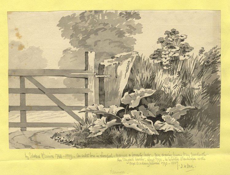 Edward Kennion Edward Kennion Gate and Hedgerow Early 19thcentury watercolour