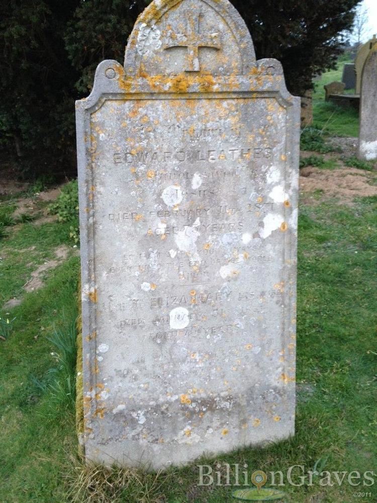 Edward Leathes Grave Site of Edward Leathes 1871 BillionGraves