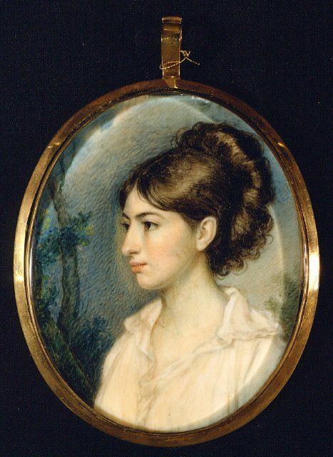 Edward Malbone Louisa Charlotte Izard Portrait Miniature Circa 1801 Edward