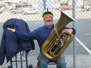 Edward McMichael Seattle Tuba Man Fellowship of the Minds