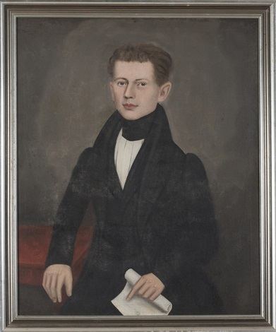 Edward Pitkin Cowles Portrait of Edward Pitkin Cowles of North Canaan Connecticut by