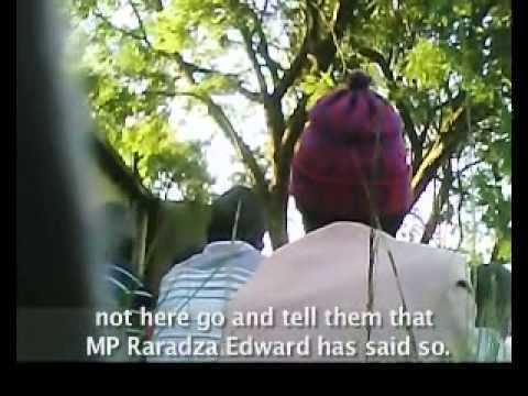 Edward Raradza Zim MP Edward Raradza threatening villagers in Muzarabani YouTube