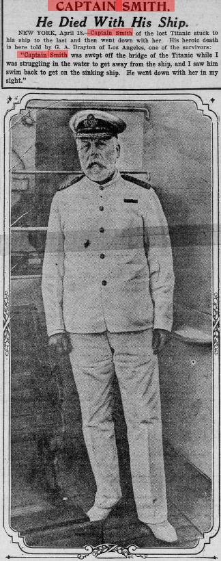 Edward Smith (sea captain) Capt Edward Smith How the media portrayed the Titanic39s