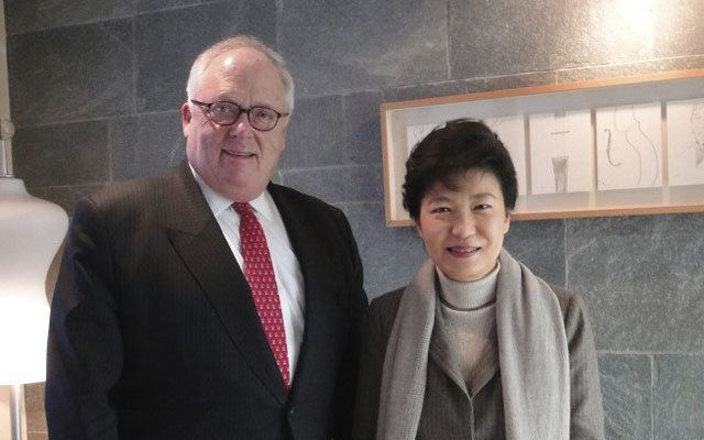 Edwin Feulner Heritages Ed Feulner Welcomes New President in South Korea