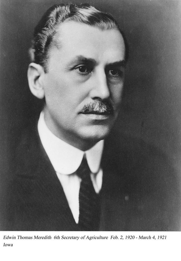 Edwin T. Meredith Edwin T Meredith 6th Secretary of Agriculture February Flickr
